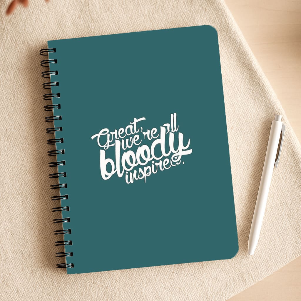 Great, We're All Bloody Inspired - Maze Notepad