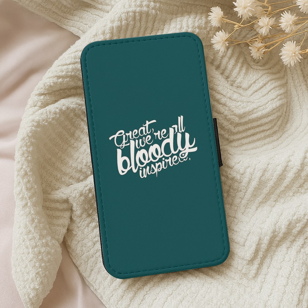 Great, We're All Bloody Inspired - Maze Flip Wallet Phone Case
