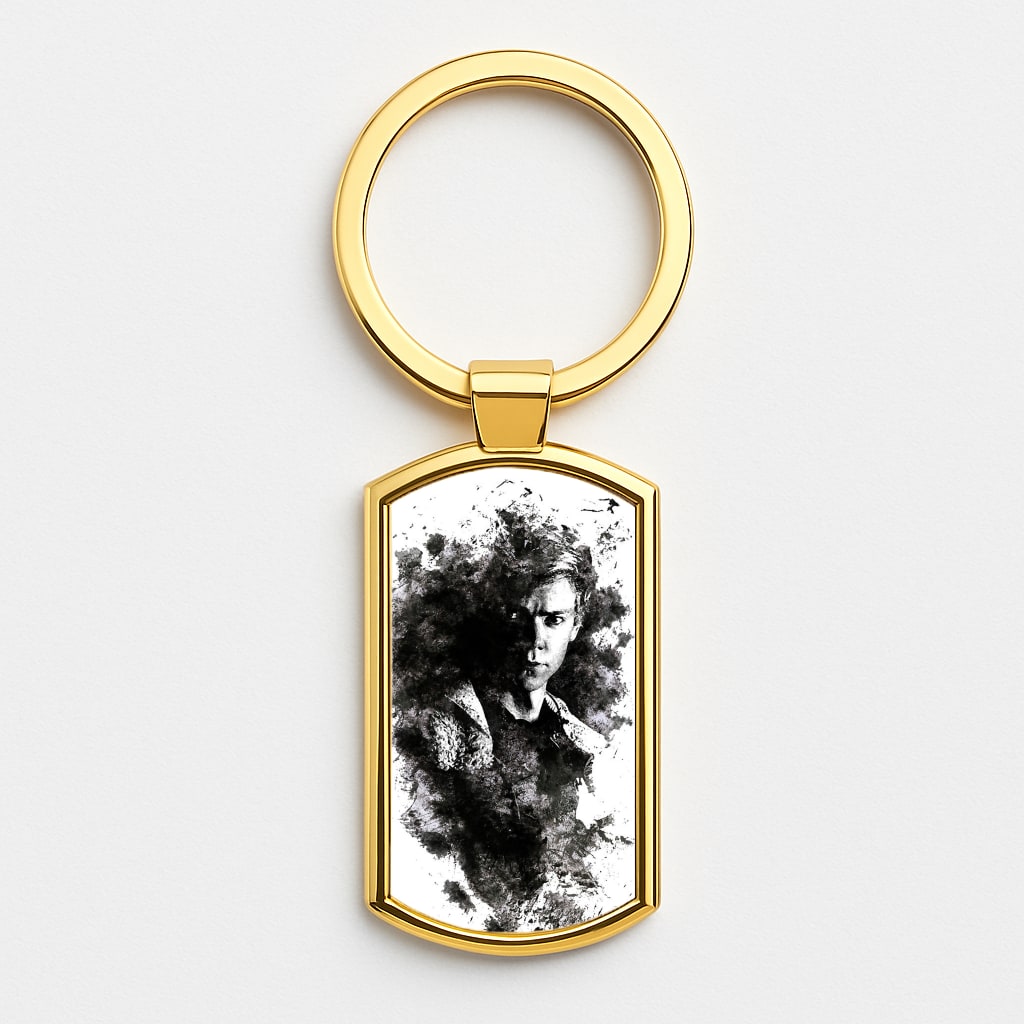 Newt - Maze Gold Keyring