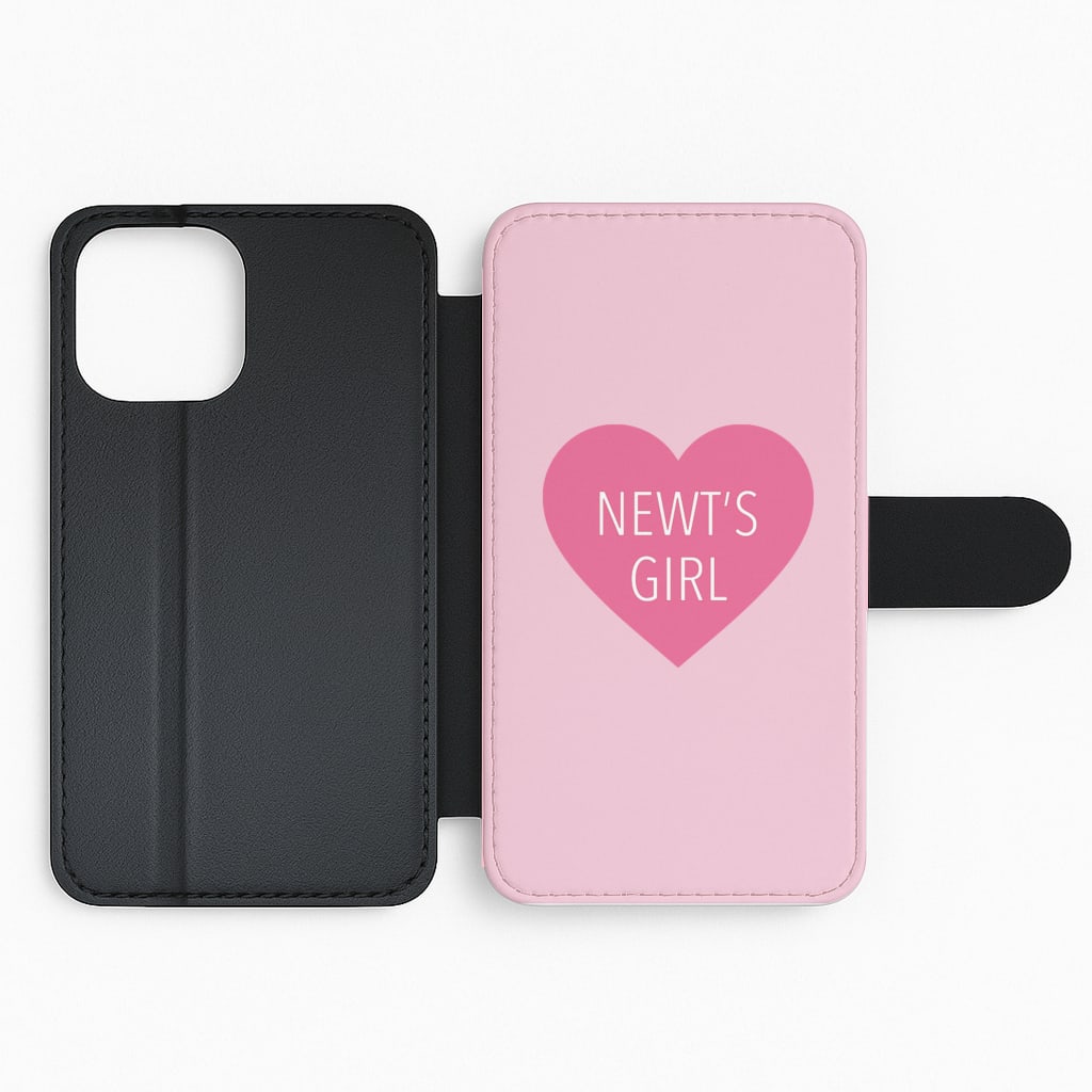 Newt's Girl Heart - Maze Runner Flip Phone Case