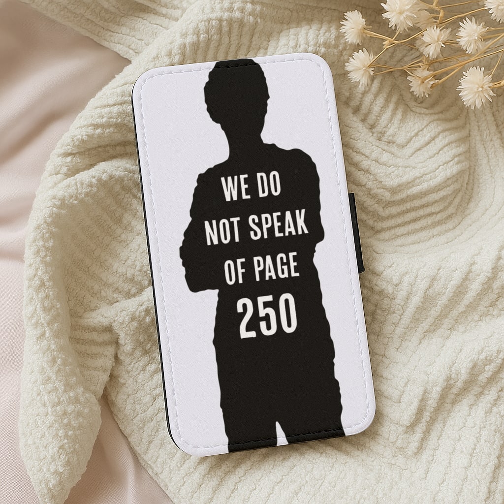 We Do Not Speak Of Page 250 - Maze Runner Wallet Phone Case