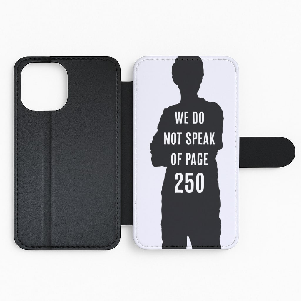 We Do Not Speak Of Page 250 - Maze Runner Flip Phone Case