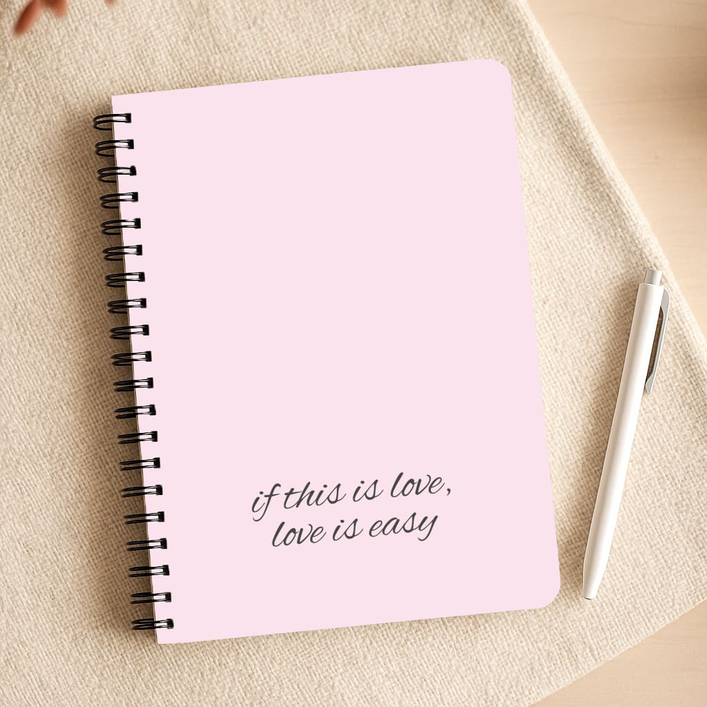If This Is Love, Love Is Easy - McBand Notepad