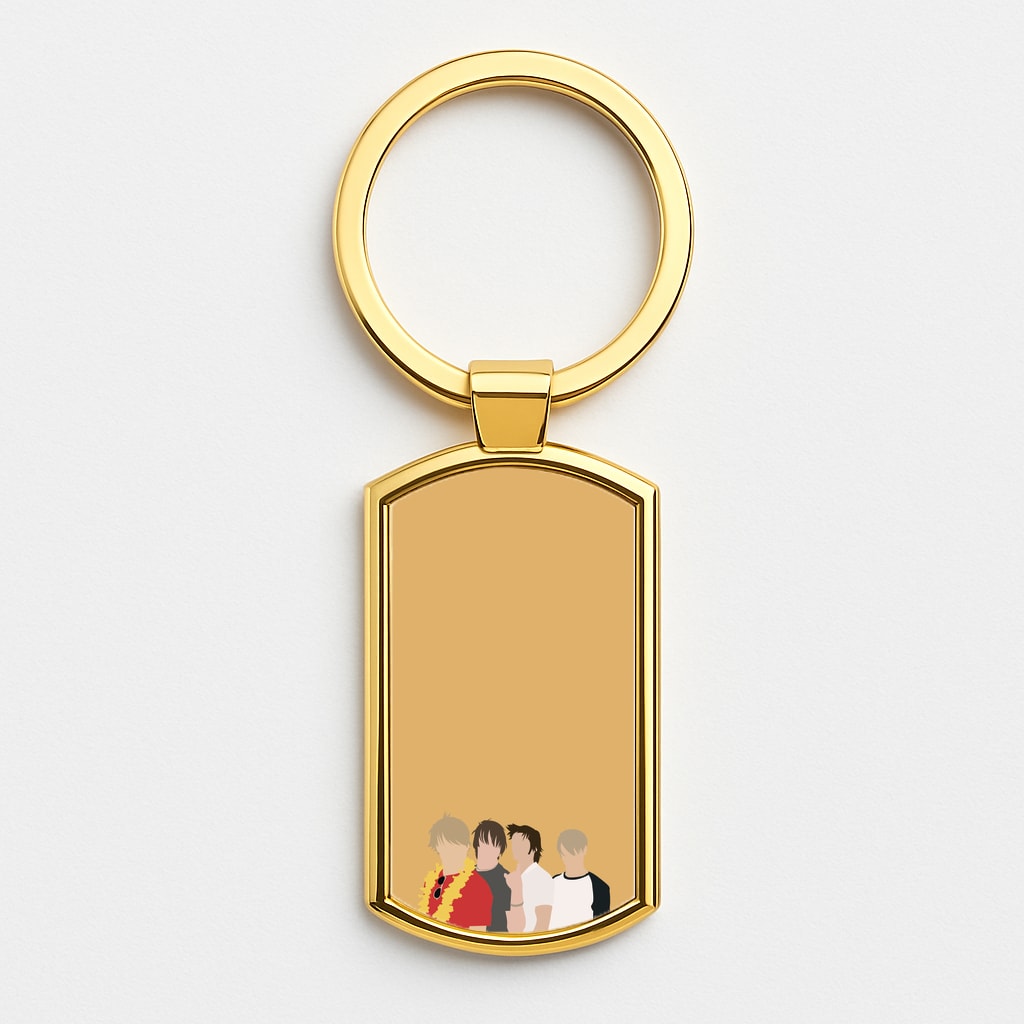 Band Members - McFly Gold Keyring