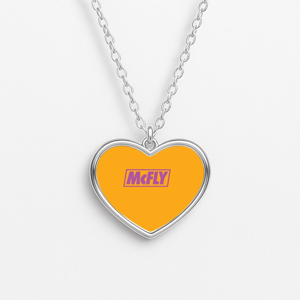 Yellow And Purple - McBand Heart Necklace