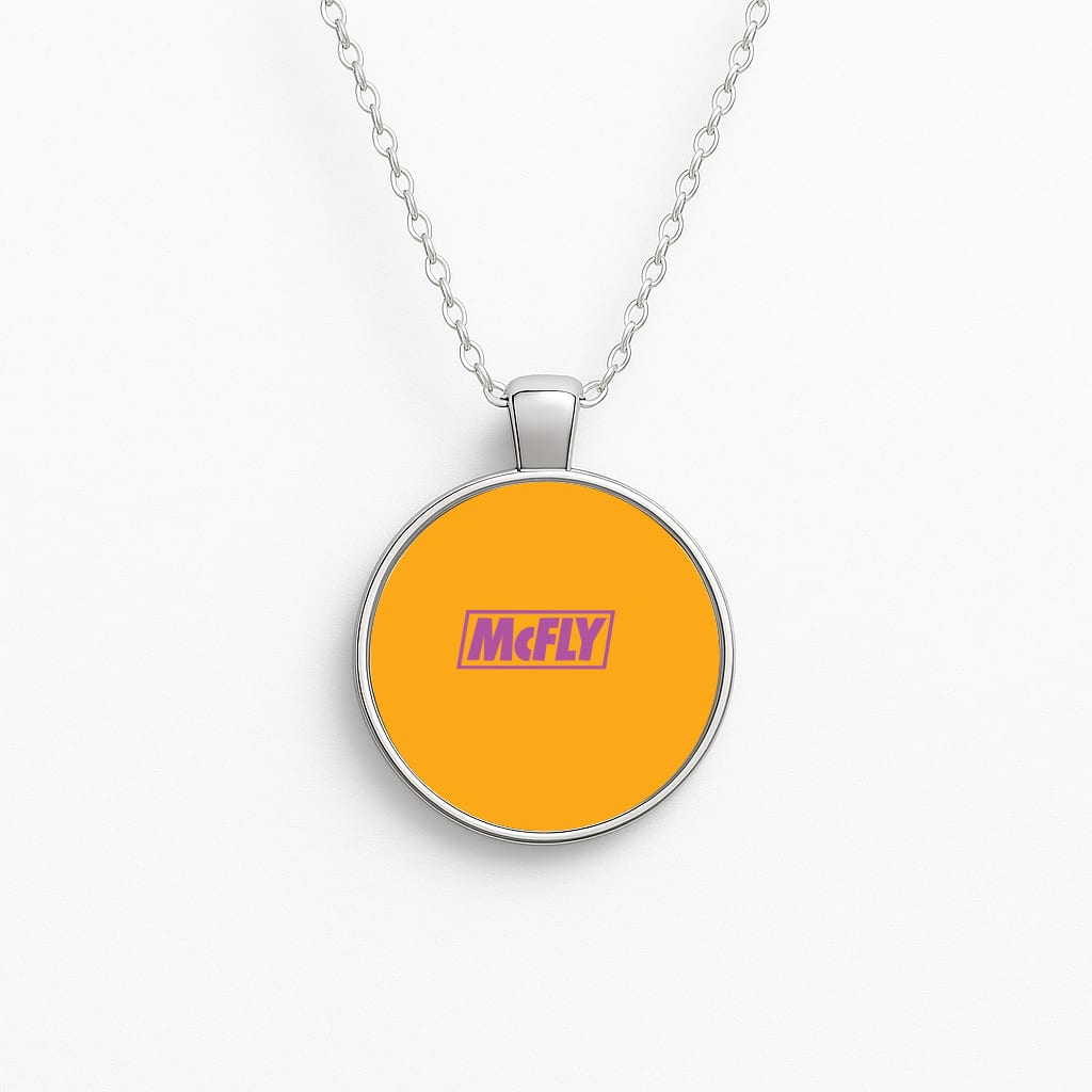 Yellow And Purple - McBand Circle Necklace