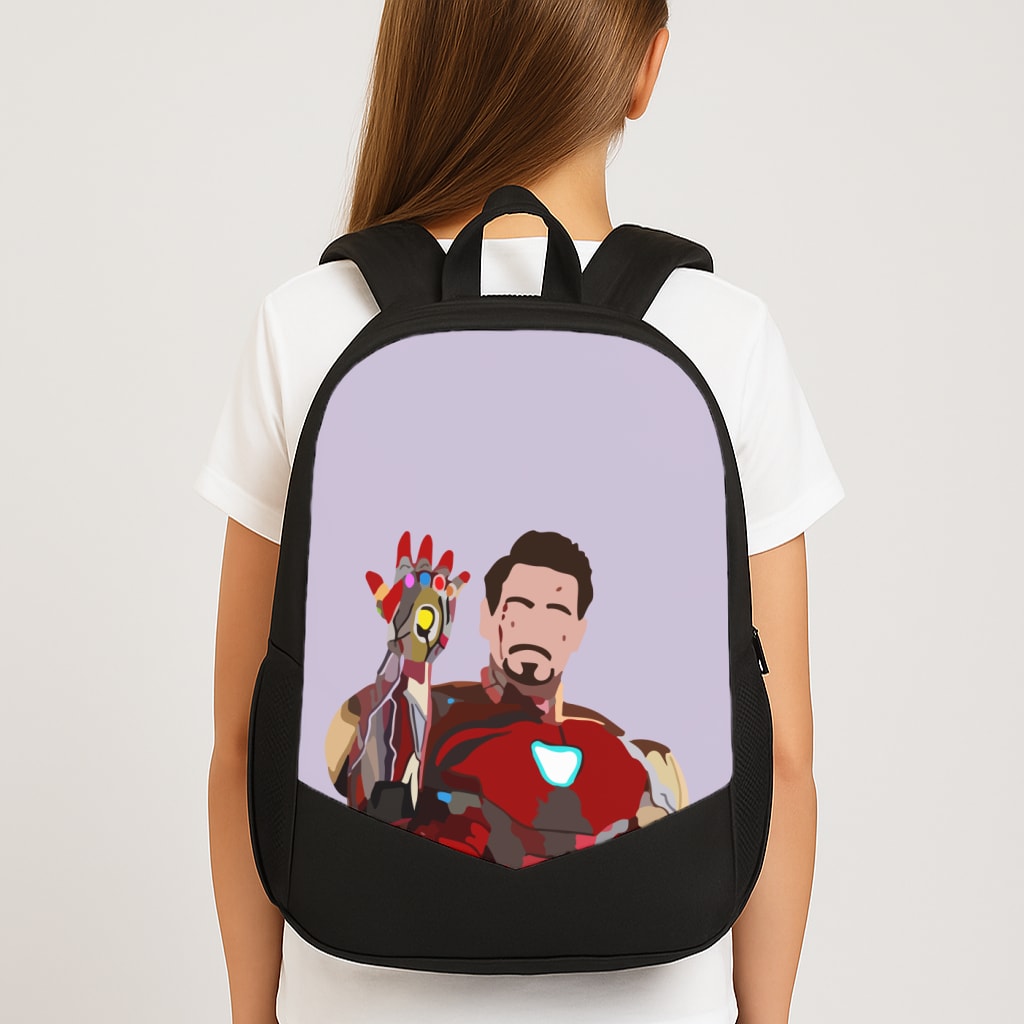 Iron Man Large School Bag