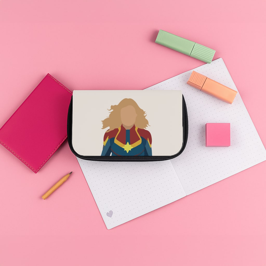 Captain Marvel Pencil Case
