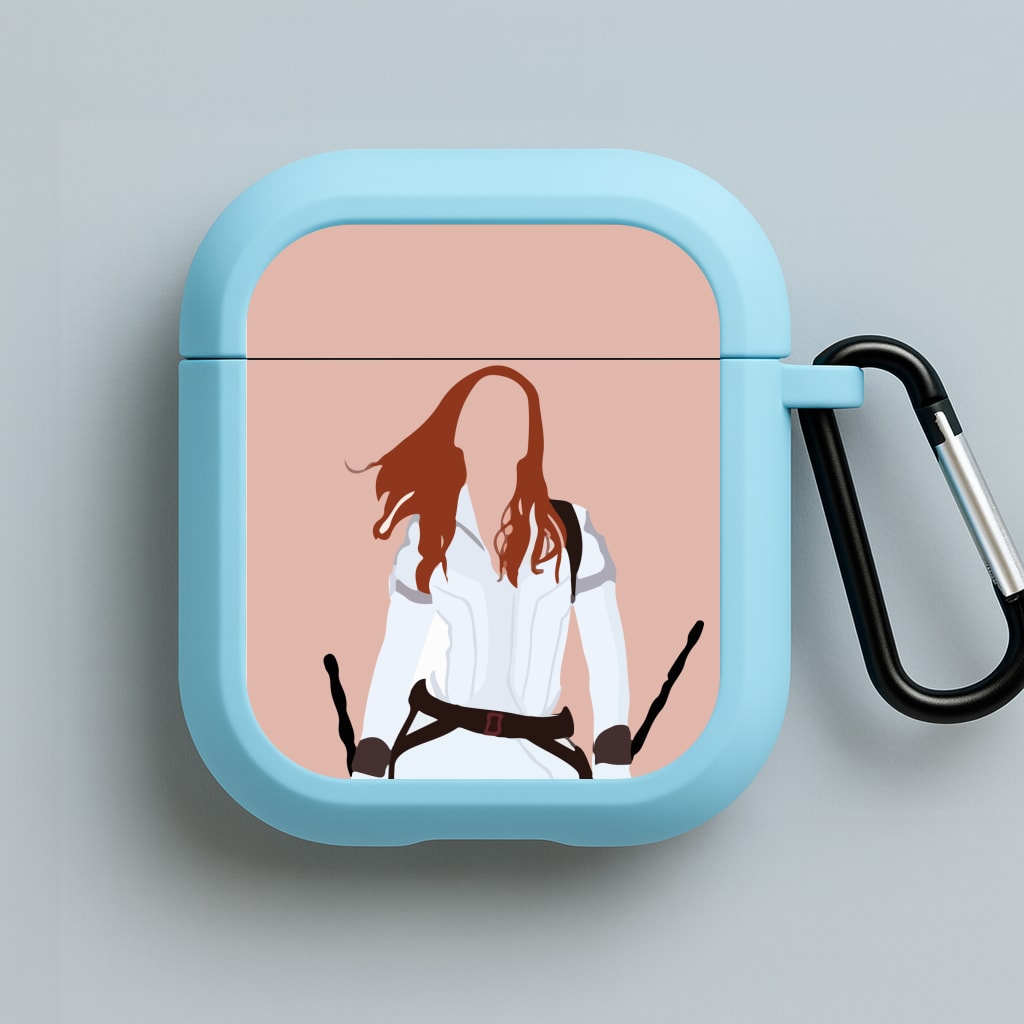Black Widow Blue AirPods Case