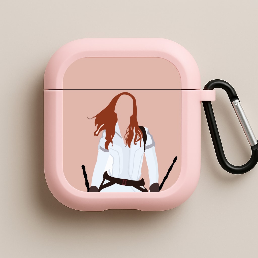 Black Widow Pink AirPods Case