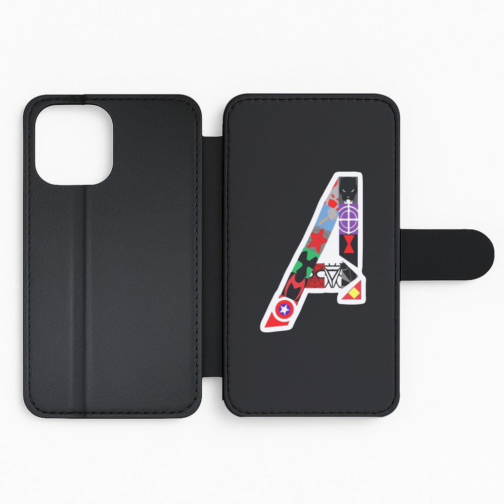 Avengers Logo - Marvel Flip Phone Case
