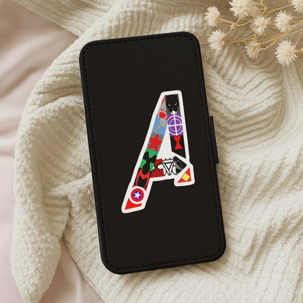 Avengers Logo - Marvel Wallet Phone Case