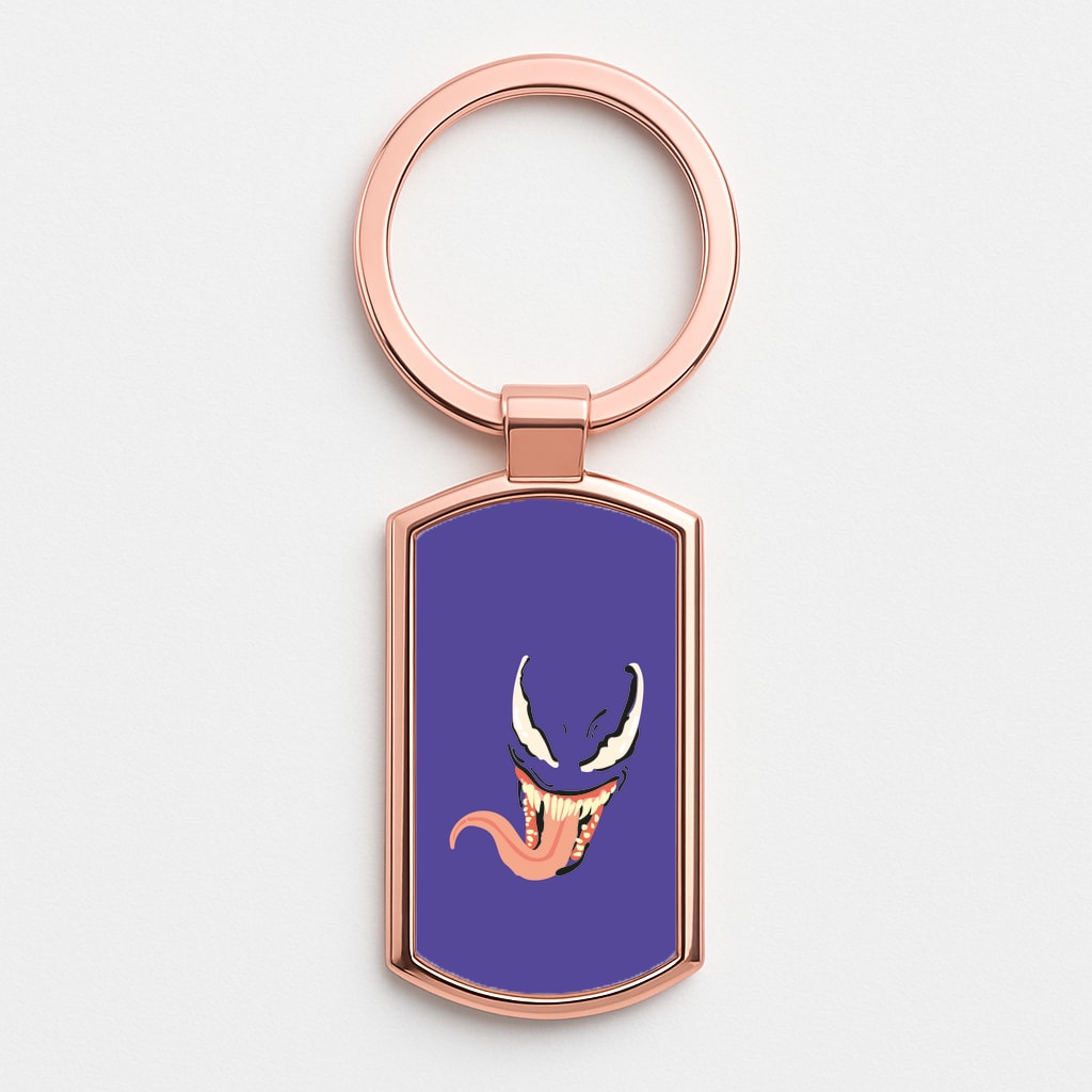 Venom Rose Gold Keyring