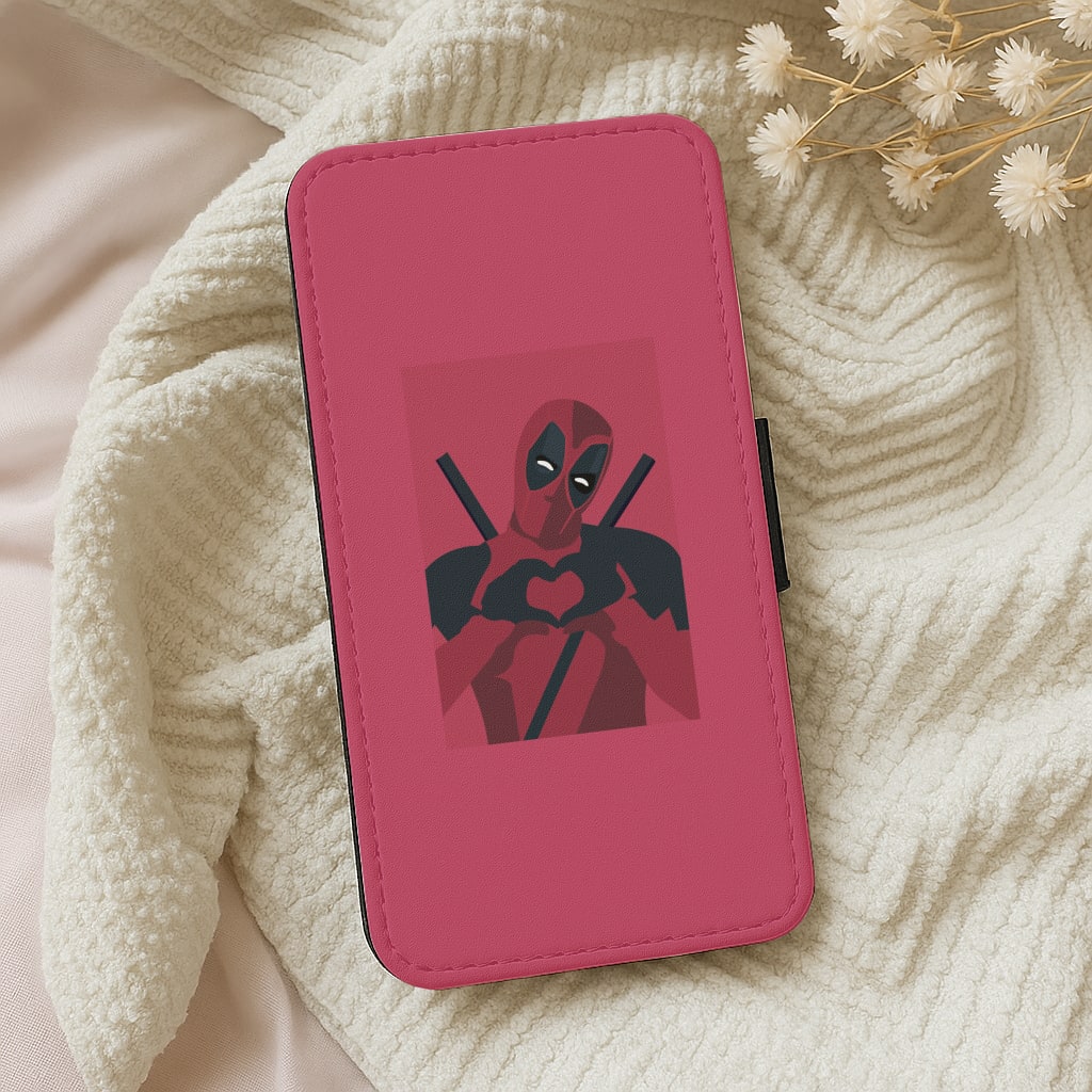 DP heart Wallet Phone Case