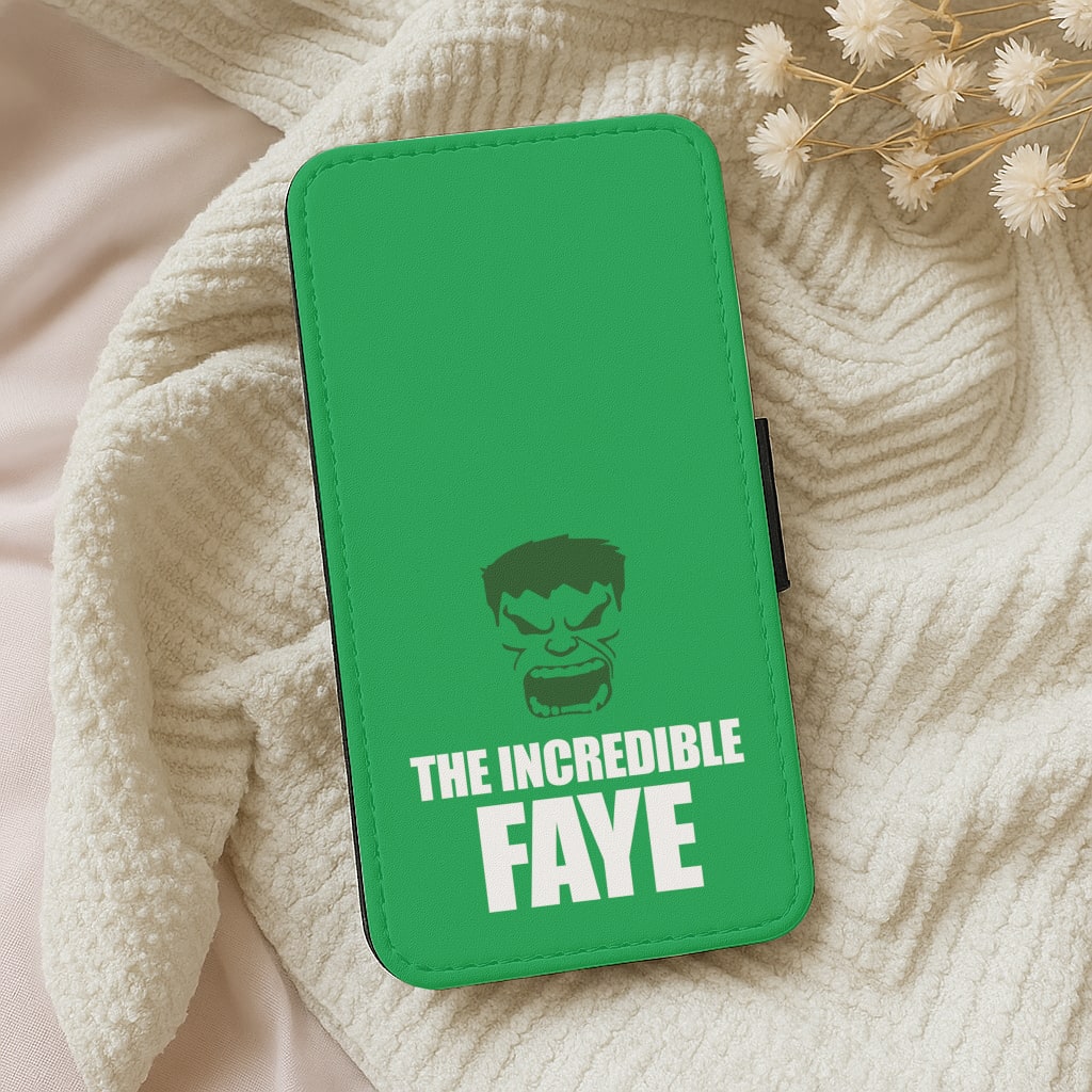 Hulk - Personalised Superhero Comic Wallet Phone Case