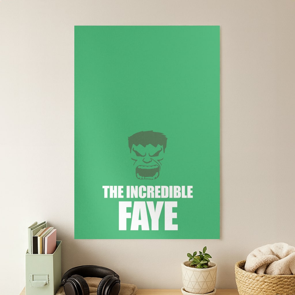 Hulk - Personalised Superhero Comic Poster