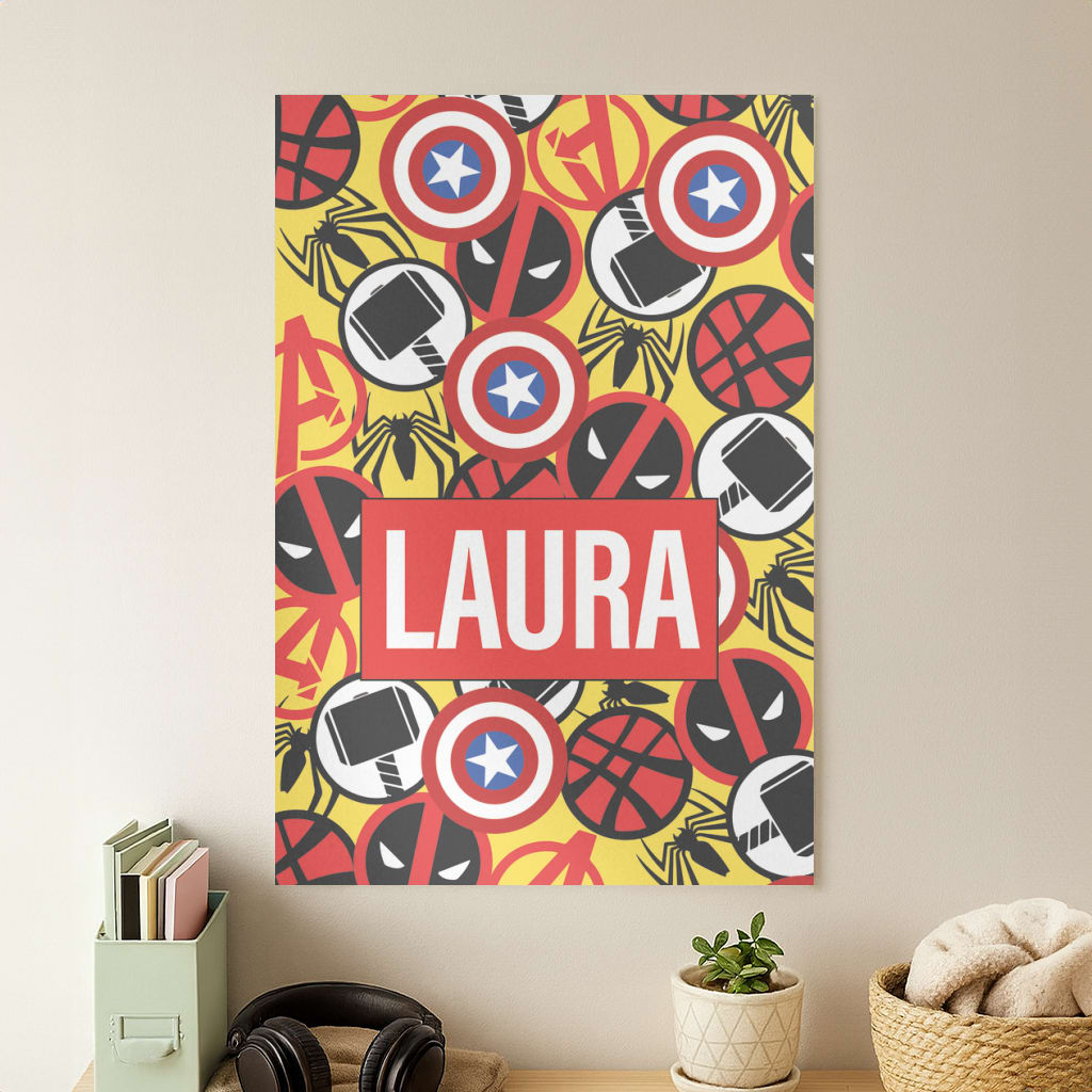 Collage - Personalised Superhero Comic Poster