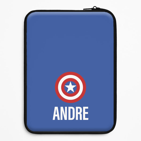 Captain America - Personalised Superhero Comic Universal Laptop Sleeve