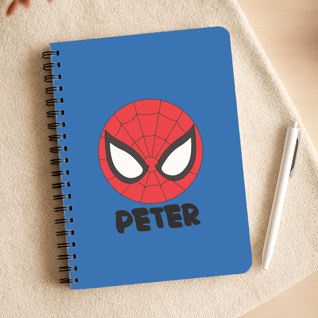 SpiderMan - Personalised Superhero Comic Notepad