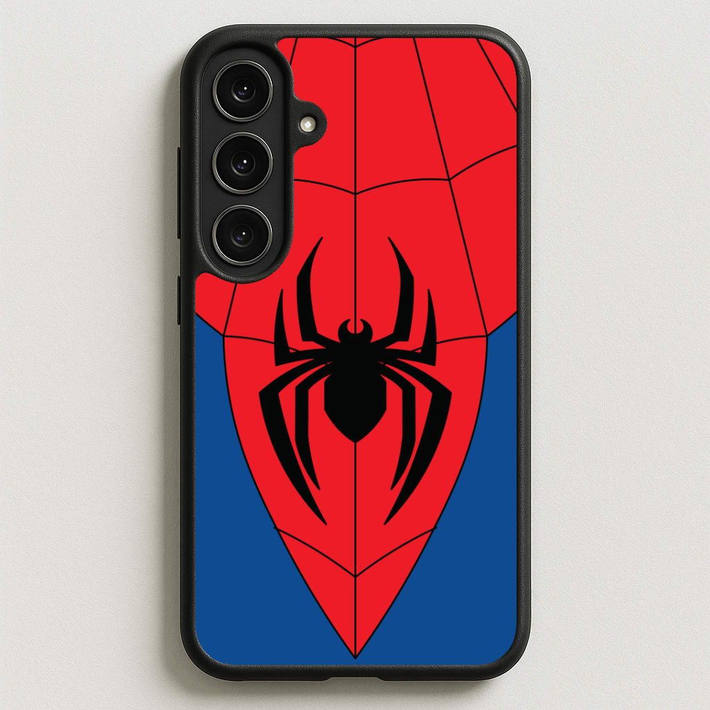 Red And Blue Spider Costume Phone Case for Galaxy S25FE