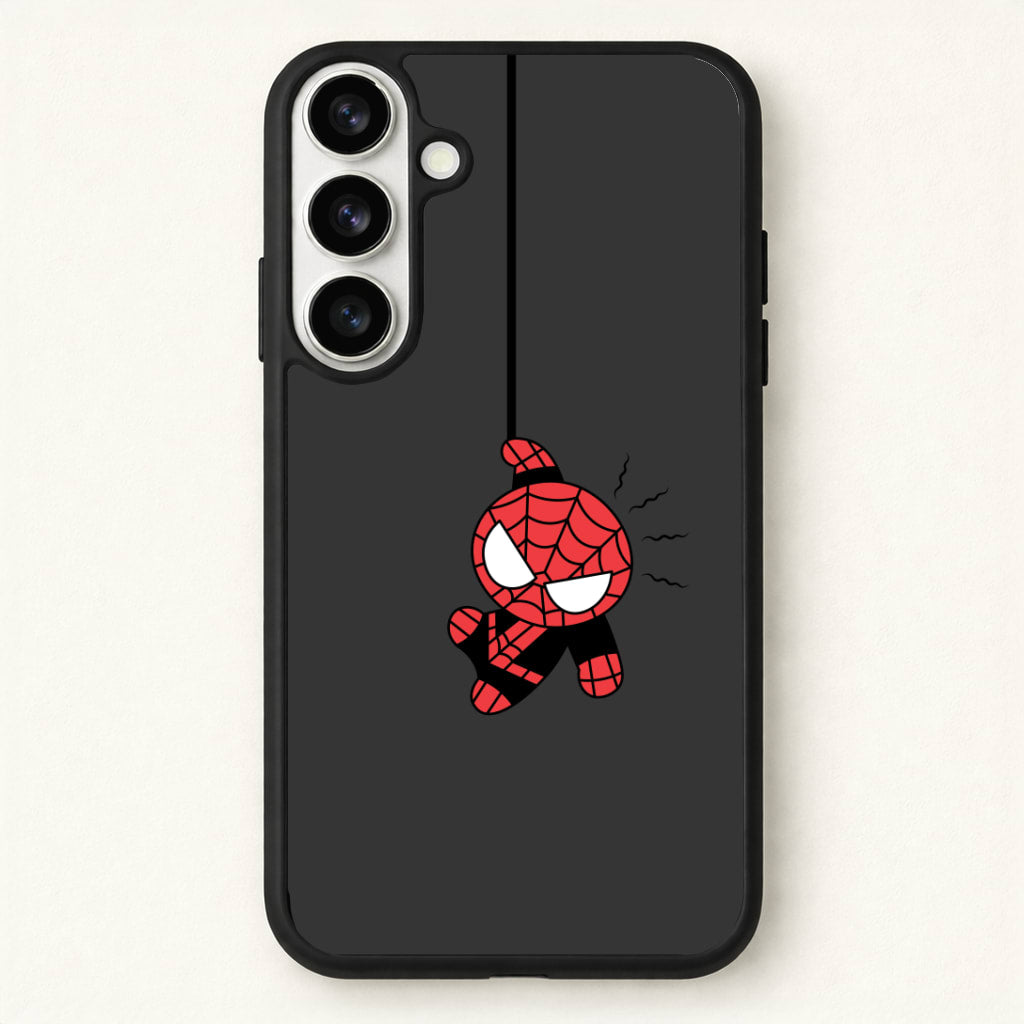 Gray Hanging Spider Hero Phone Case for Galaxy S26