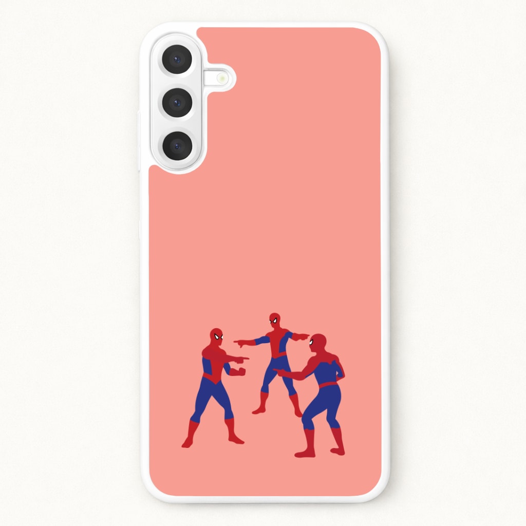Spider Hero Pointing Meme Phone Case for Galaxy A17