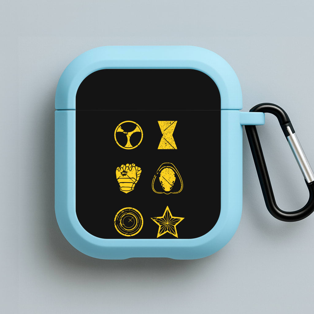 Antihero Symbols Blue AirPods Case