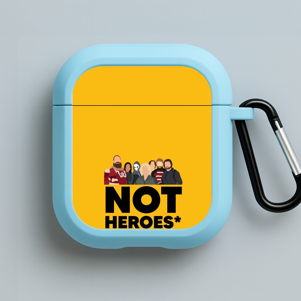 Not Heroes Blue AirPods Case
