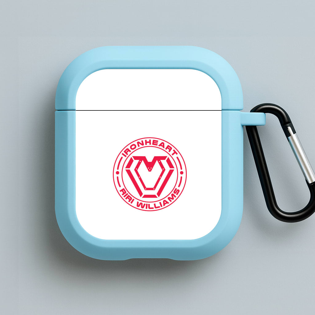 Metal Heart Riri Blue AirPods Case