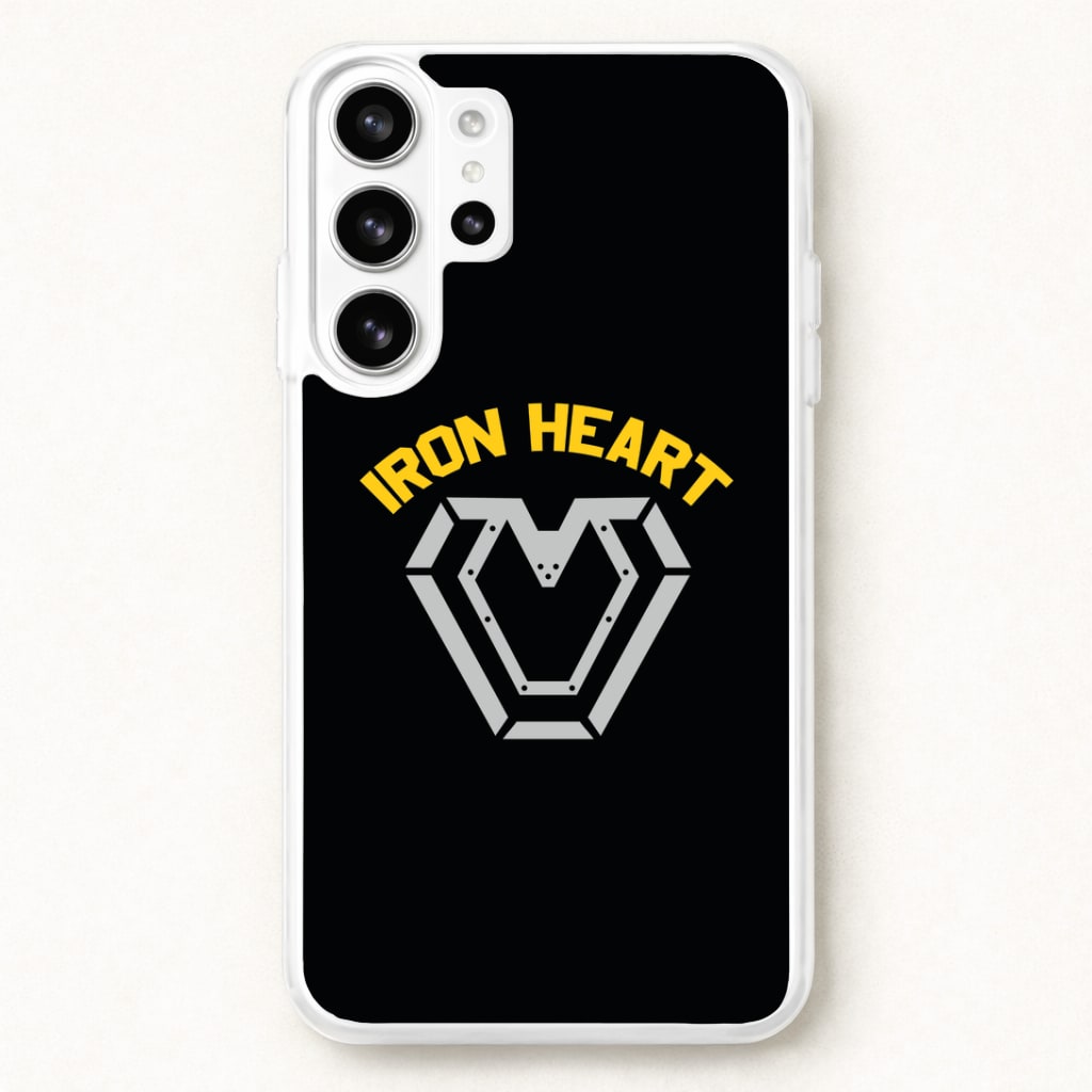 Metal Hero Heart Phone Case for Galaxy S26 Ultra