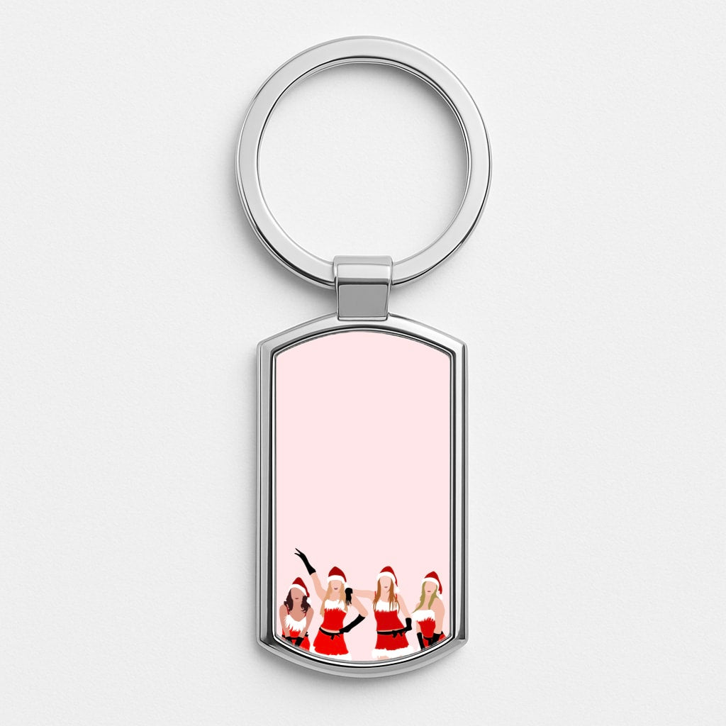 Meanies Christmas Silver Keyring