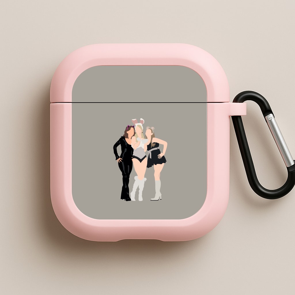 The Plastics Halloween Pink AirPods Case