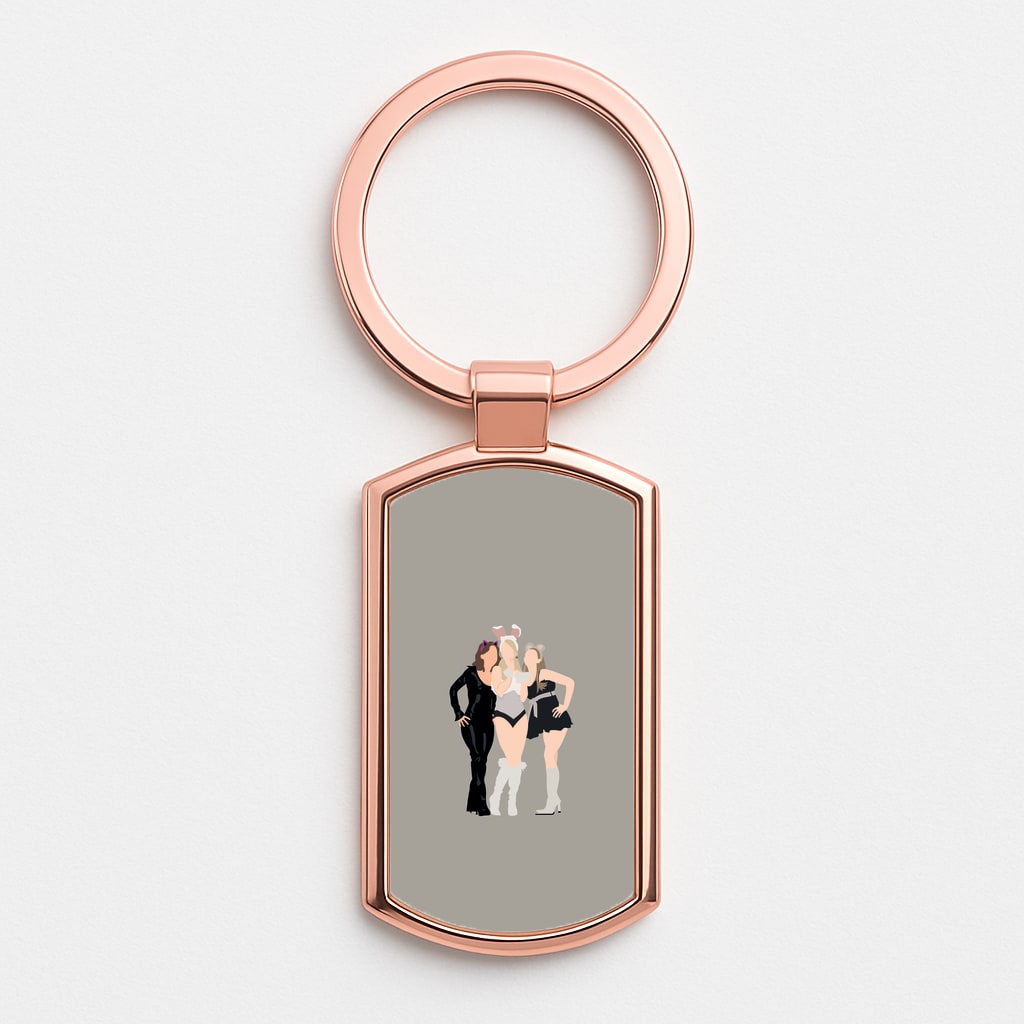 The Plastics Halloween Rose Gold Keyring