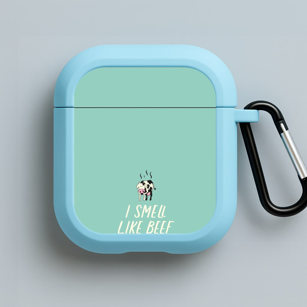 I Smell Like Beef - Memes Blue AirPods Case