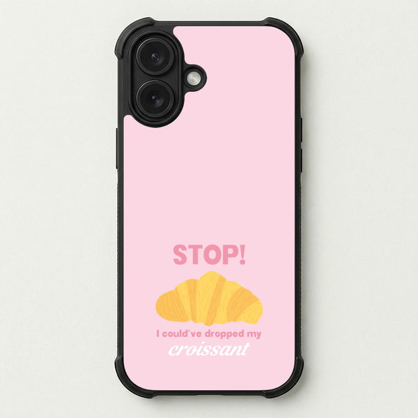 I Could've Dropped My Croissant - Memes Phone Case — Bumper case