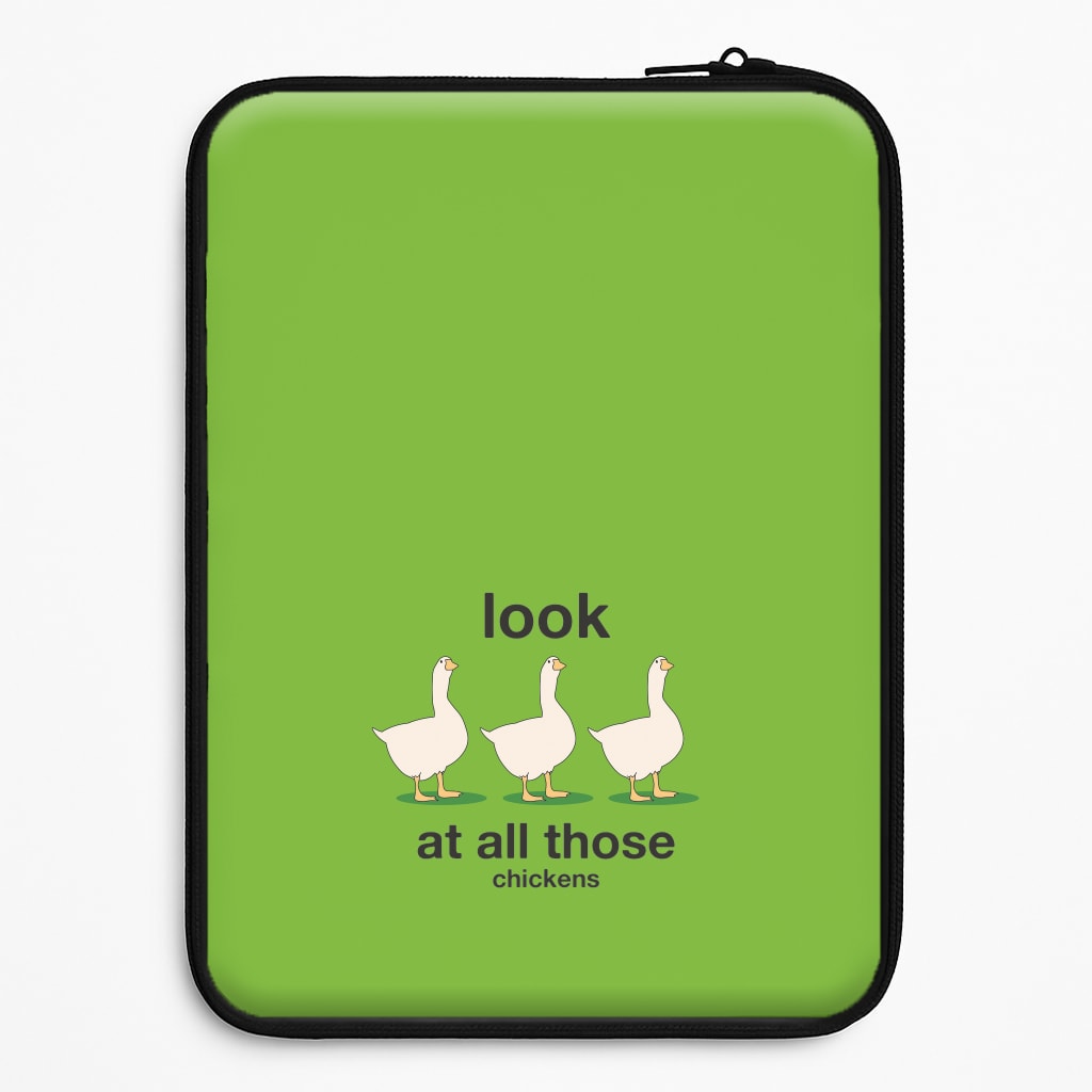 Look At All Those Chickens - Memes Laptop Sleeve