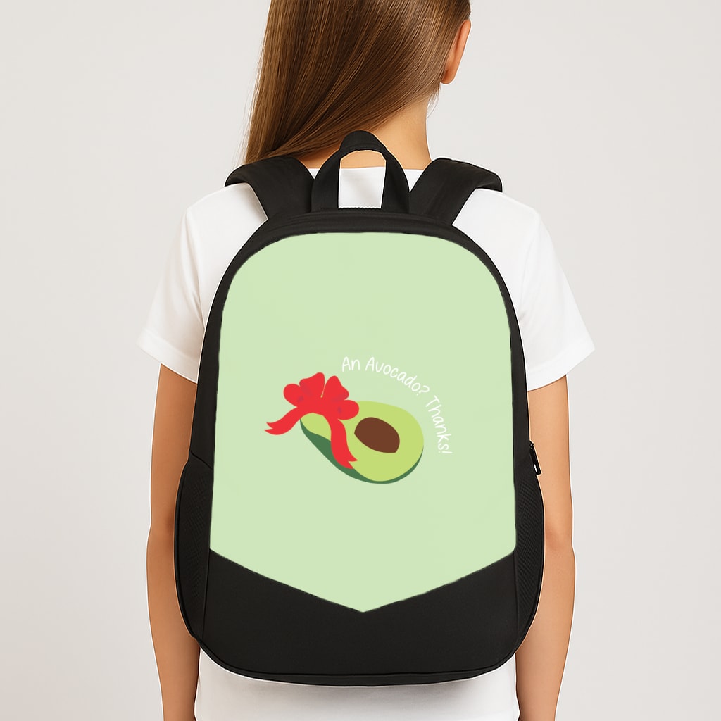 An Avocado? Thanks! - Memes Large School Bag