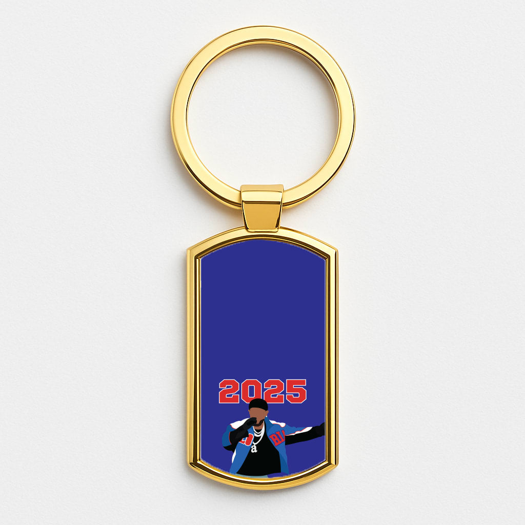 Kendrick 2025 Gold Keyring