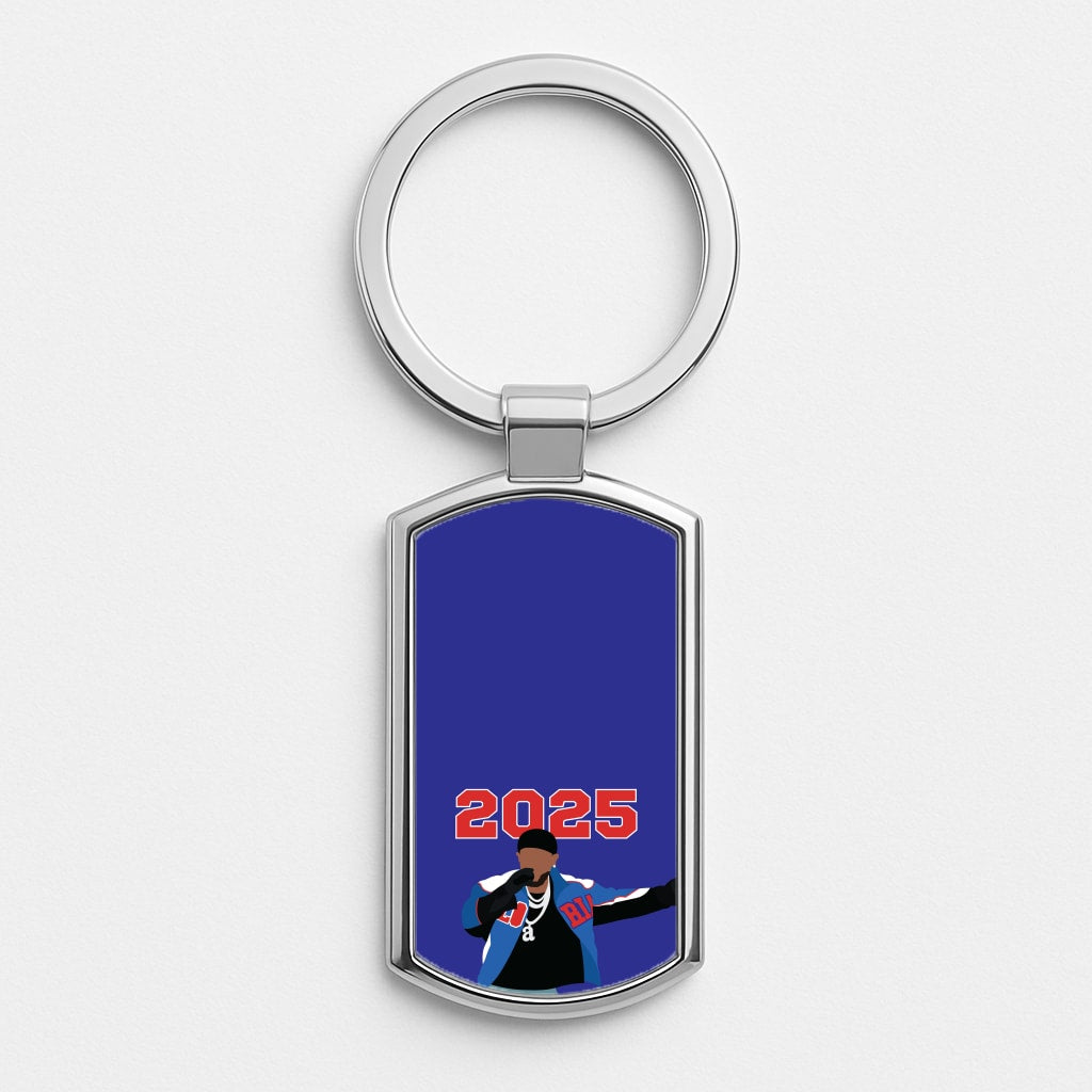 Kendrick 2025 Silver Keyring