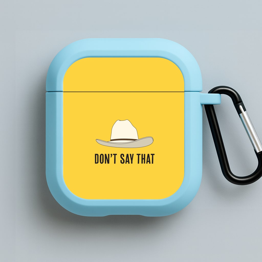 Don't Say That Blue AirPods Case