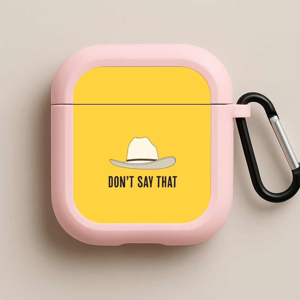 Don't Say That Pink AirPods Case