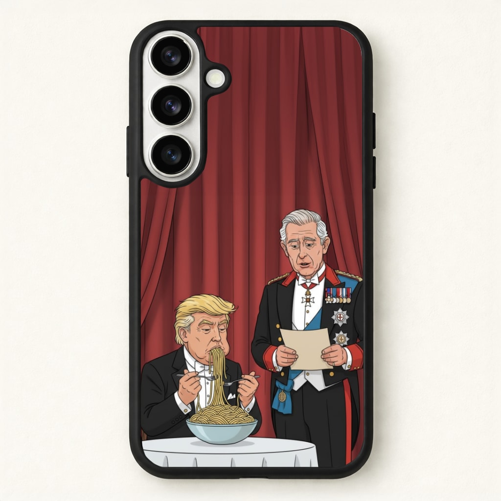 Charles & Donald's Spaghetti Phone Case for Galaxy S26