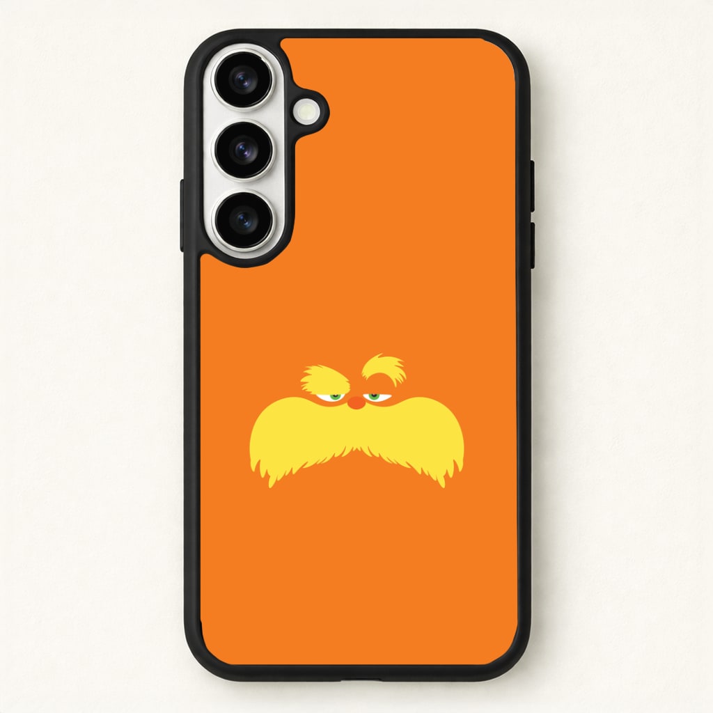 Orange Tree Creature Face Phone Case for Galaxy S26 Plus