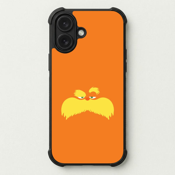 Orange Tree Creature Face Phone Case — Bumper case