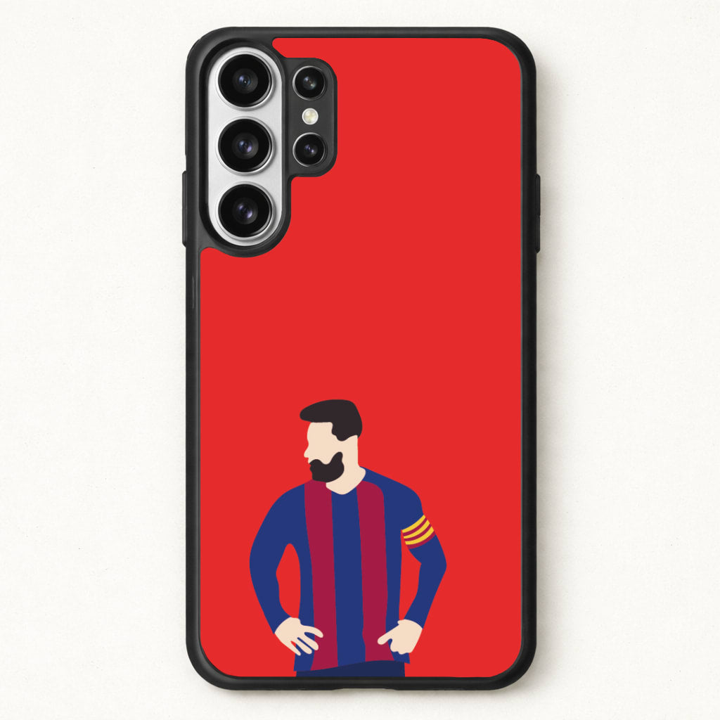Messi Barca Phone Case for Galaxy S26 Ultra