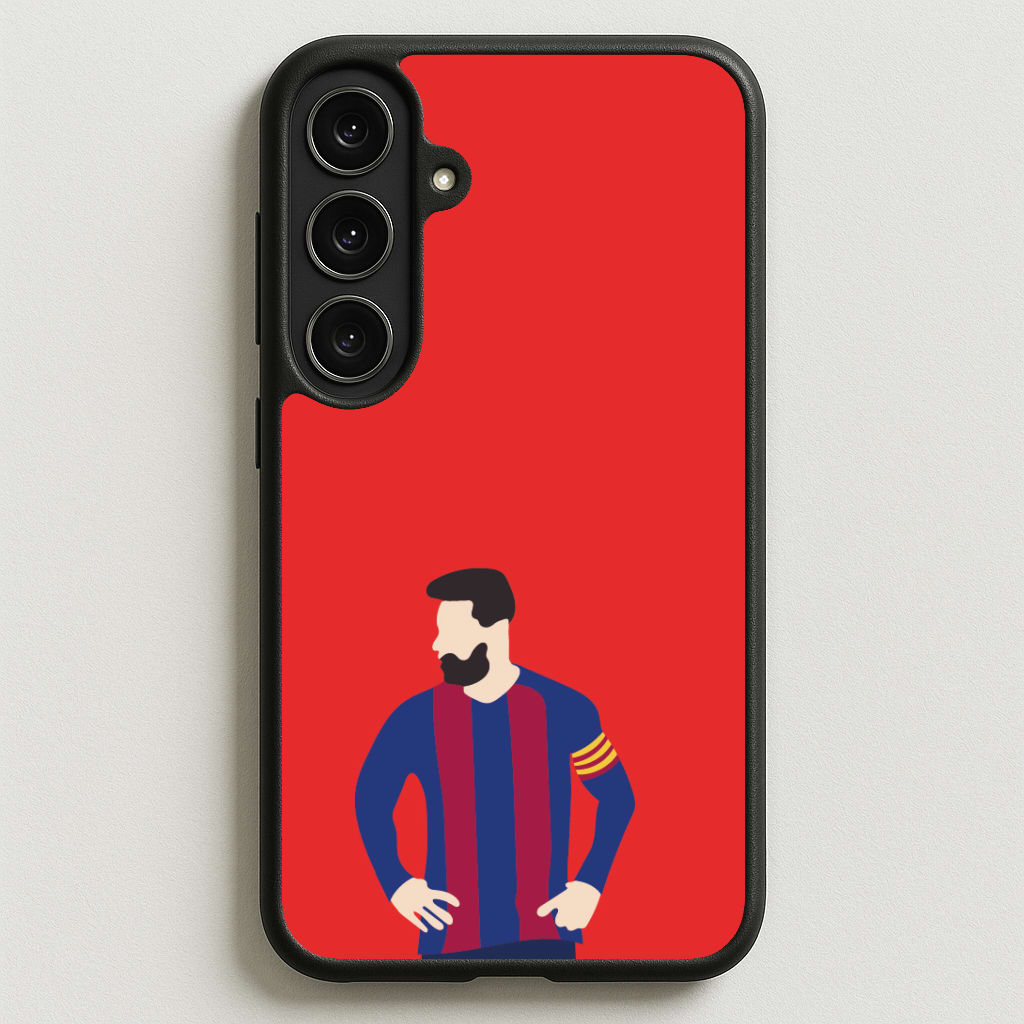 Messi Barca Phone Case for Galaxy S25FE
