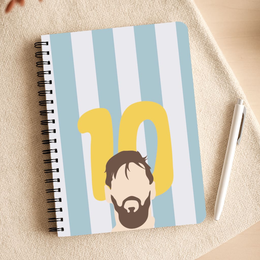 Number 10 - Messi Notepad