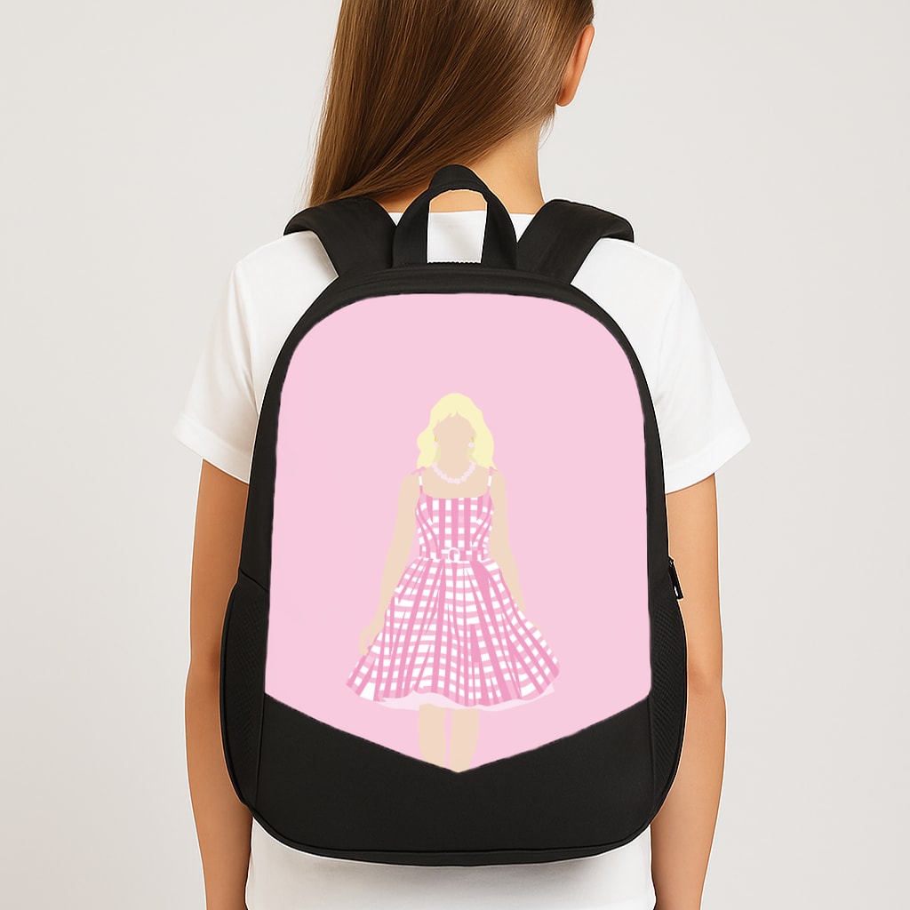 Pink Dress - Margot Large School Bag