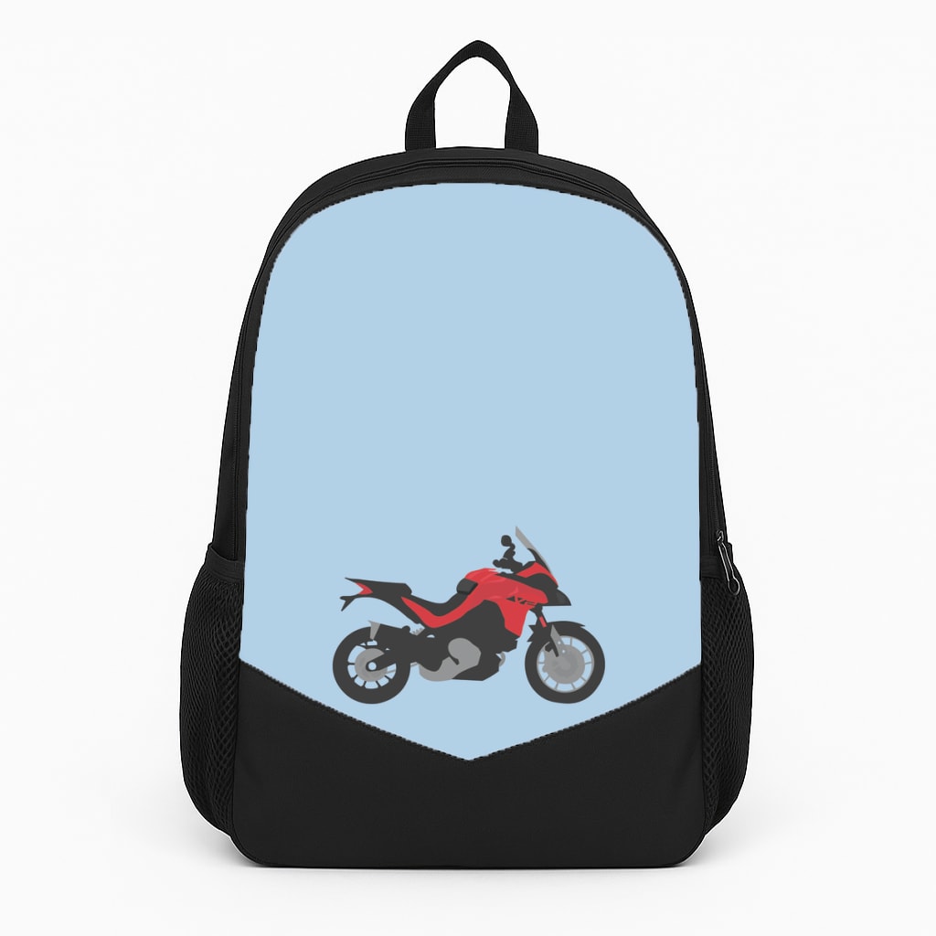 Red Motorbike - Motorbike Backpack