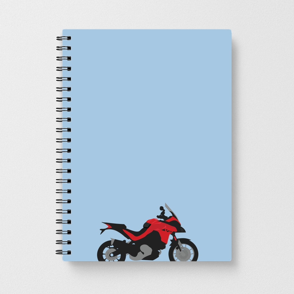 Red Motorbike - Motorbike Notebook
